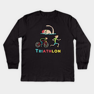 Triathlon Kids Long Sleeve T-Shirt